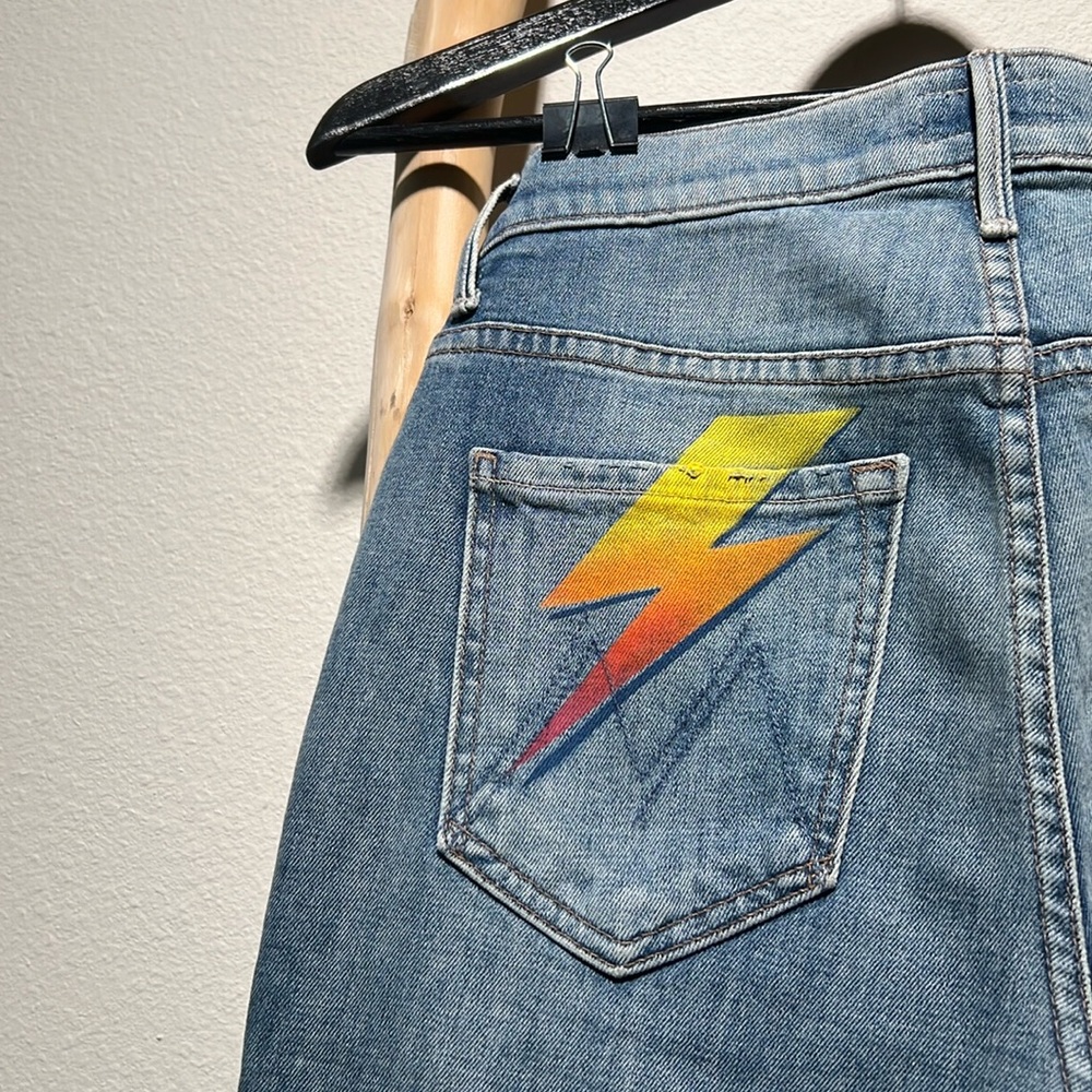 MOTHER THE STUNNER ANKLE STEP FRAY